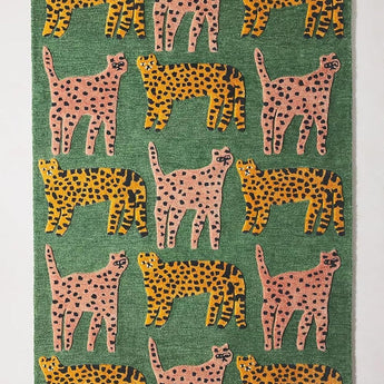 HandTuffted Animal Printed Catwalk Wool Area Rug
